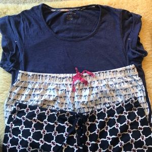 Short sleeve & 2 pairs of shorts Pajama Set